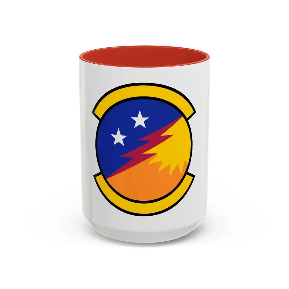 366 Communications Squadron ACC (U.S. Air Force) Accent Coffee Mug 15oz Red - Go Mug Yourself