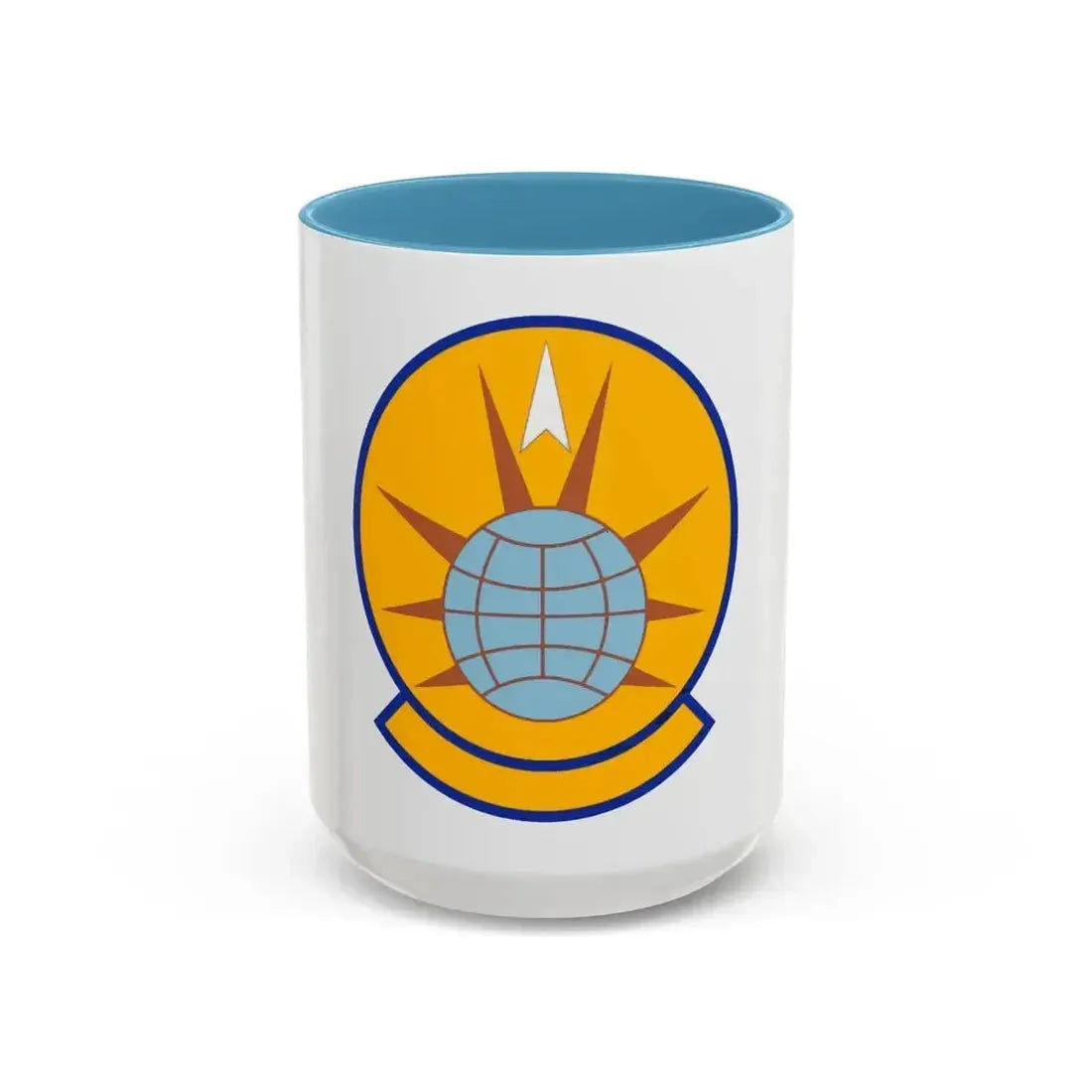 366 Force Support Squadron ACC (U.S. Air Force) Accent Coffee Mug 15oz Light Blue - Go Mug Yourself
