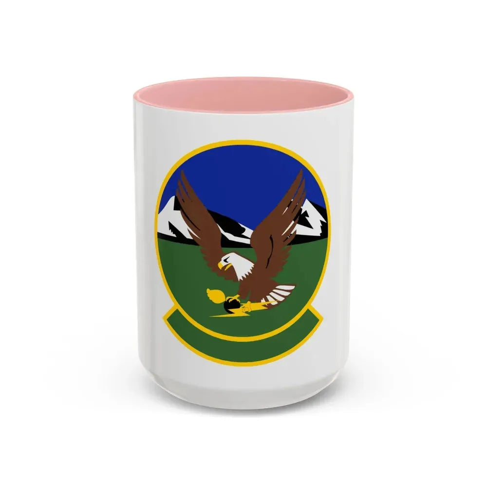 366 Maintenance Squadron ACC (U.S. Air Force) Accent Coffee Mug 15oz Pink - Go Mug Yourself