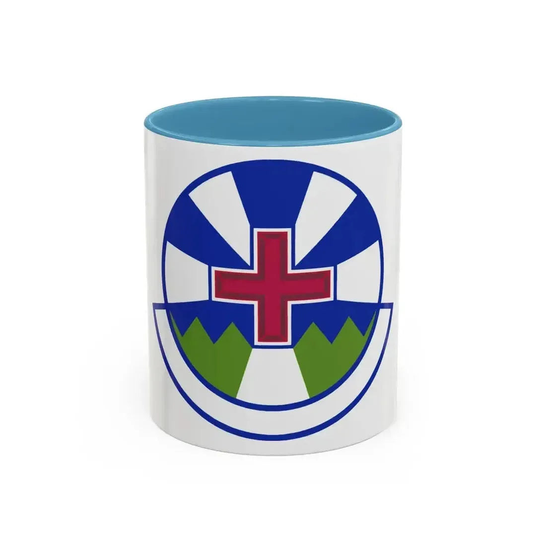 366 Operational Medical Readiness Squadron ACC (U.S. Air Force) Accent Coffee Mug 11oz Light Blue - Go Mug Yourself