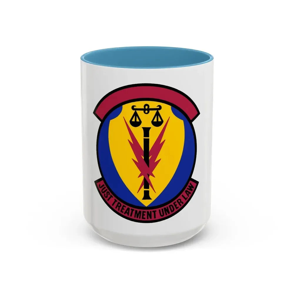 366 Security Forces Squadron ACC (U.S. Air Force) Accent Coffee Mug 15oz Light Blue - Go Mug Yourself