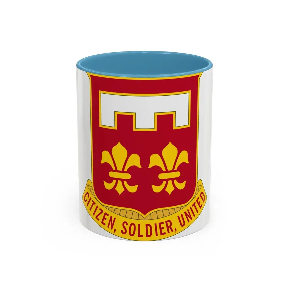 367 Engineer Battalion (U.S. Army) Accent Coffee Mug 11oz Light Blue - Go Mug Yourself