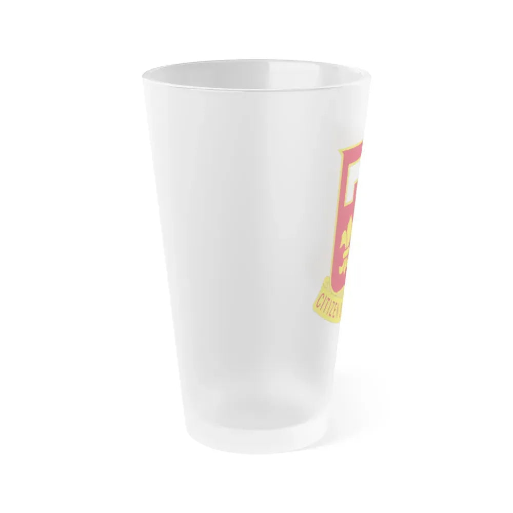 367 Engineer Battalion (U.S. Army) Frosted Pint Glass 16oz - Go Mug Yourself