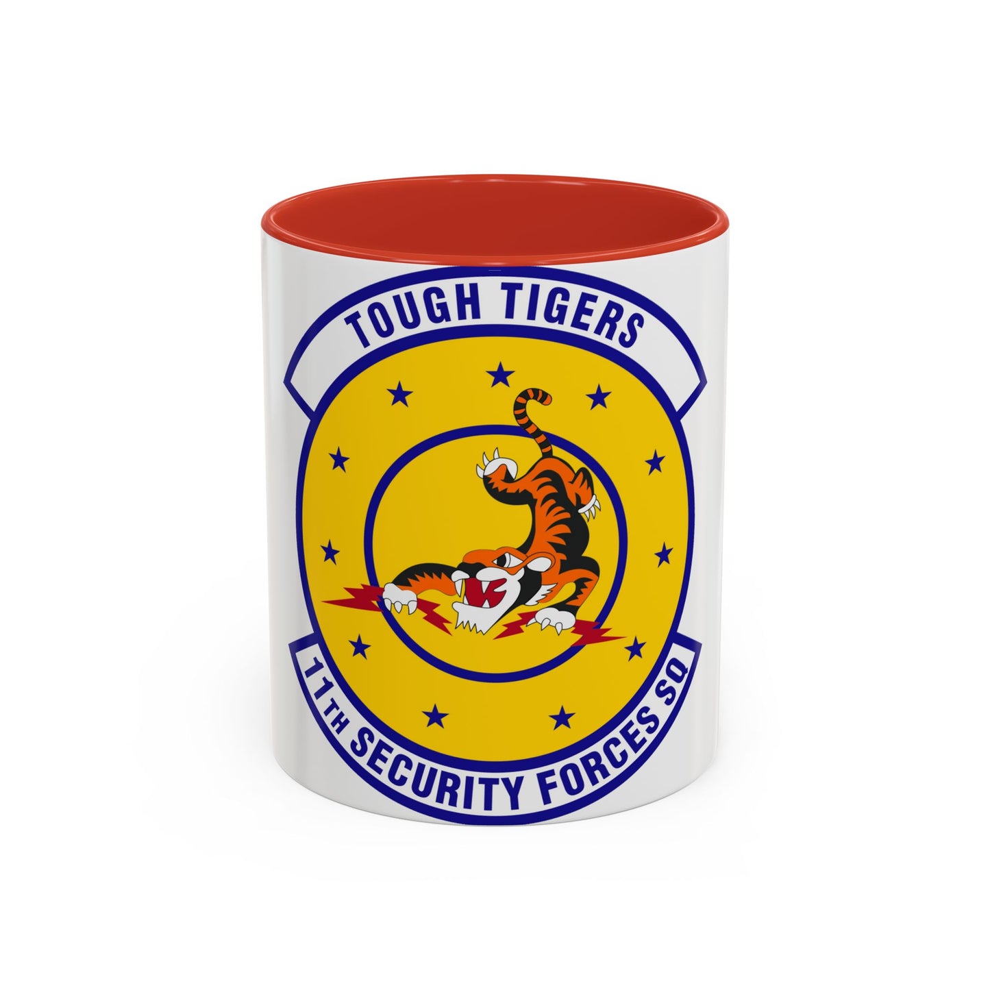 11 Security Forces Squadron USAF (U.S. Air Force) Accent Coffee Mug
