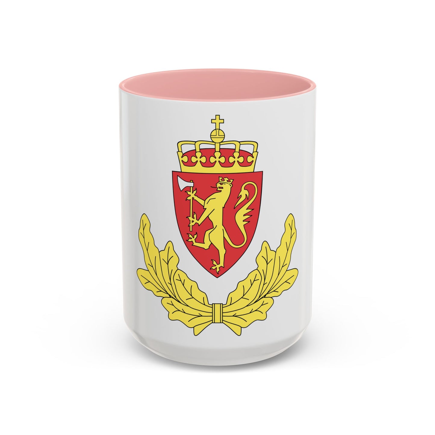 Coat of arms of the Norwegian Border Police - Accent Coffee Mug