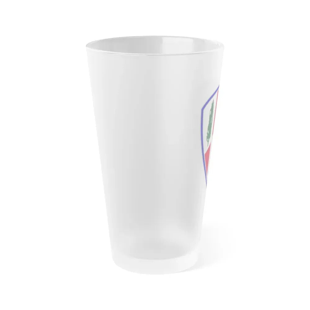 369 Sustainment Brigade (U.S. Army) Frosted Pint Glass 16oz - Go Mug Yourself
