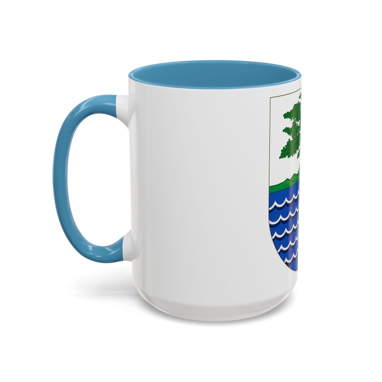 Coat of Arms of the Portuguese and Spanish Guinea - Accent Coffee Mug
