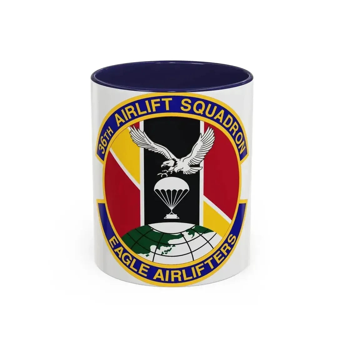 36th Airlift Squadron (U.S. Air Force) Accent Coffee Mug 11oz Navy - Go Mug Yourself