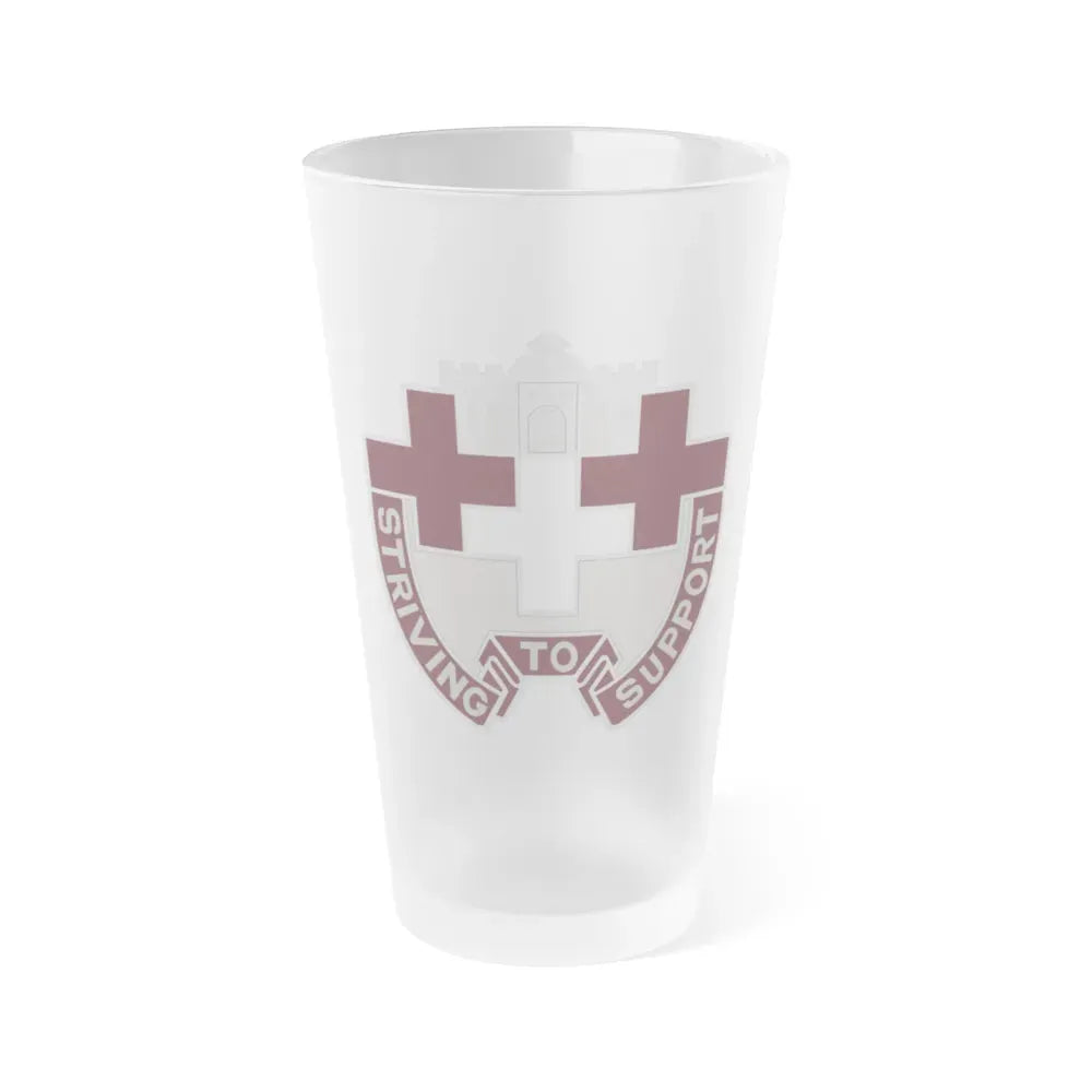 37 Medical Unit (U.S. Army) Frosted Pint Glass 16oz Default Title - Go Mug Yourself