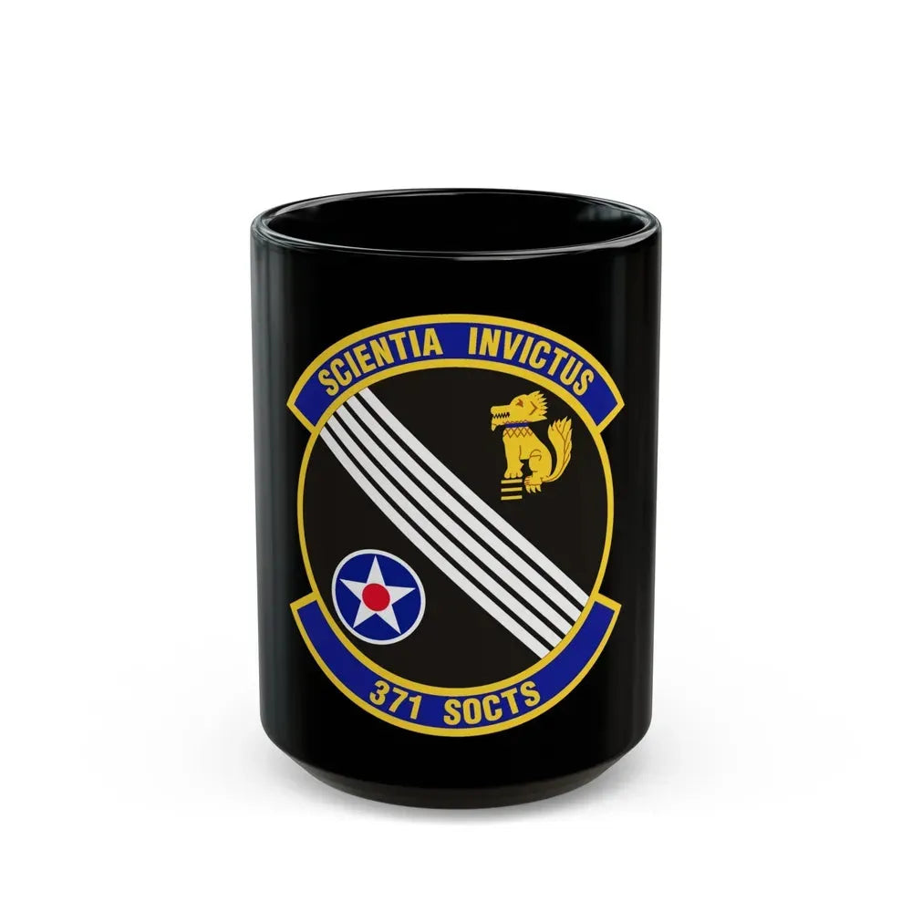 371 Special Operations Combat Training Squadron AFSOC (U.S. Air Force) Black Coffee Mug 15oz - Go Mug Yourself