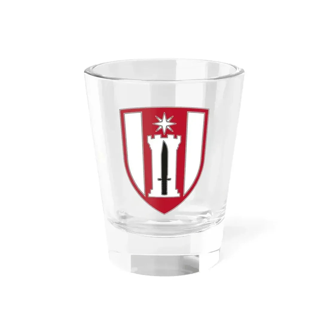372 Engineer Brigade (U.S. Army) Shot Glass 1.5oz 1.5oz - Go Mug Yourself