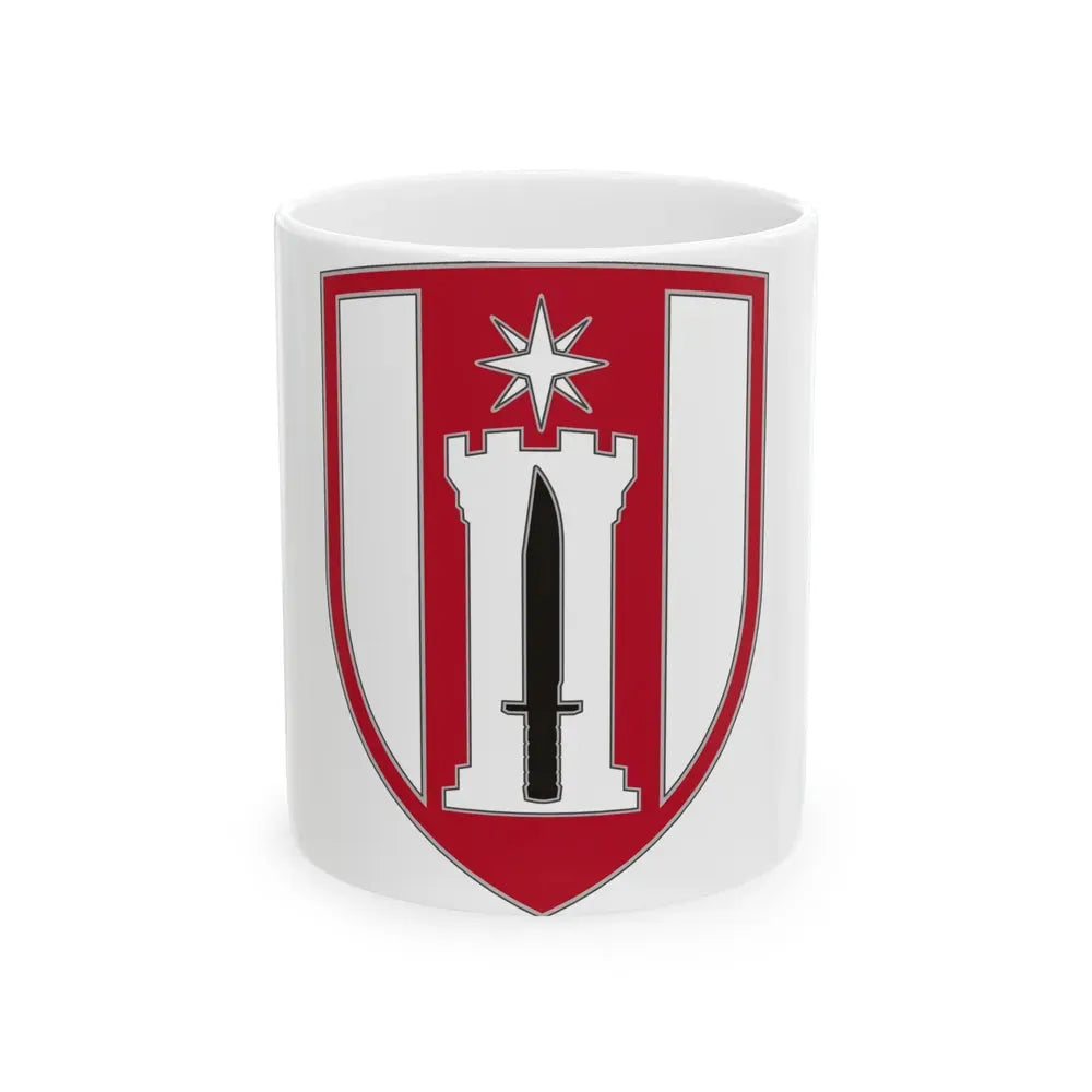 372 Engineer Brigade (U.S. Army) White Coffee Mug 11oz - Go Mug Yourself