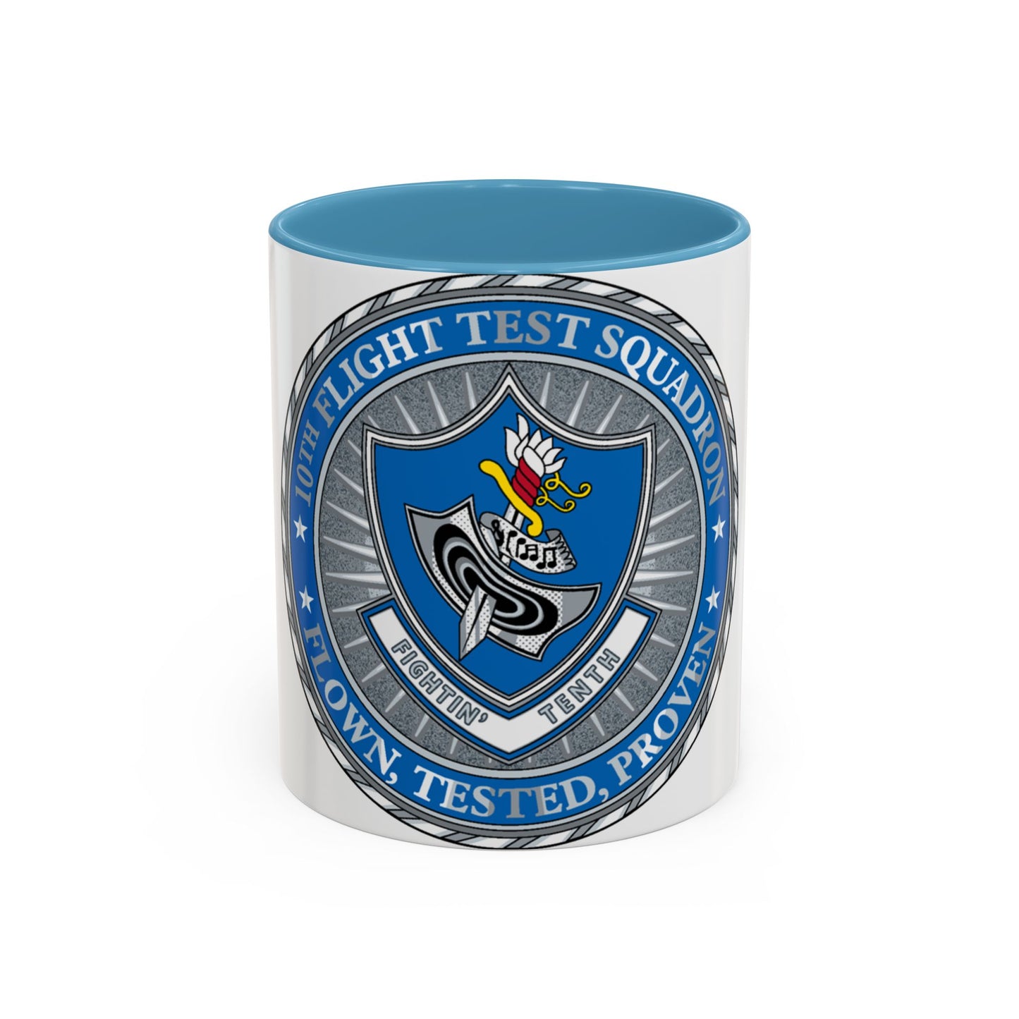 10th Flight Test Sq (U.S. Air Force) Accent Coffee Mug