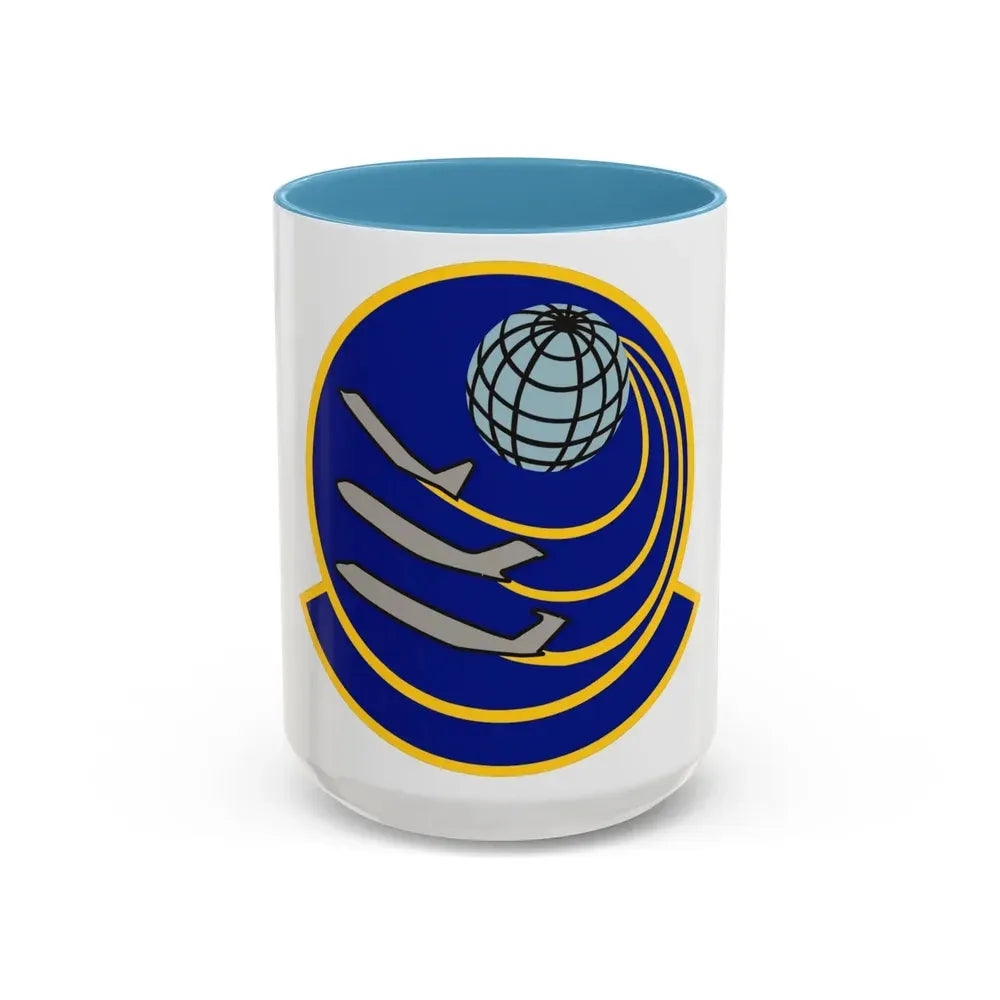 373 Training Squadron AETC (U.S. Air Force) Accent Coffee Mug 15oz Light Blue - Go Mug Yourself