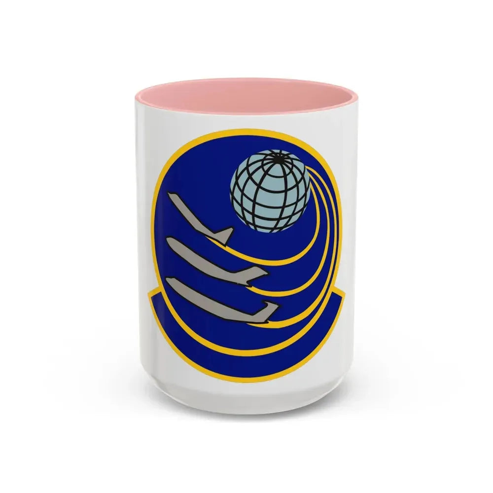 373 Training Squadron AETC (U.S. Air Force) Accent Coffee Mug 15oz Pink - Go Mug Yourself
