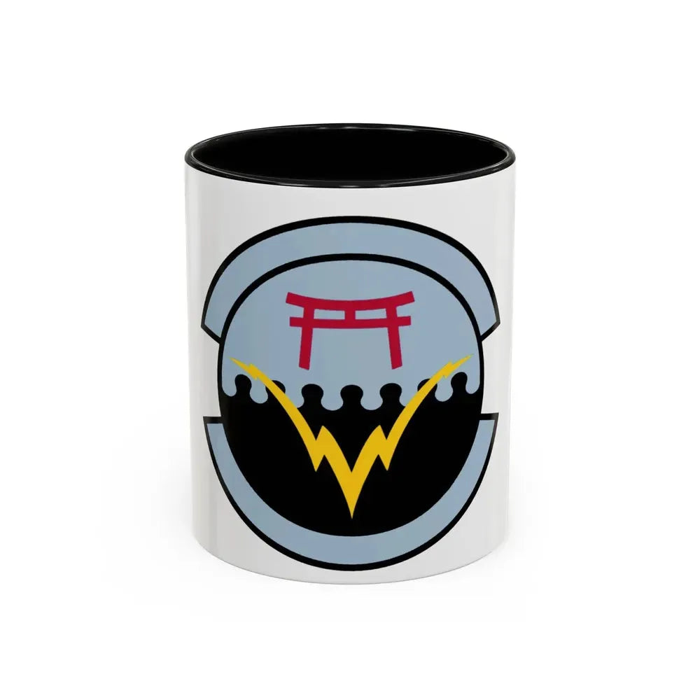 374 Communications Squadron PACAF (U.S. Air Force) Accent Coffee Mug 11oz Black - Go Mug Yourself