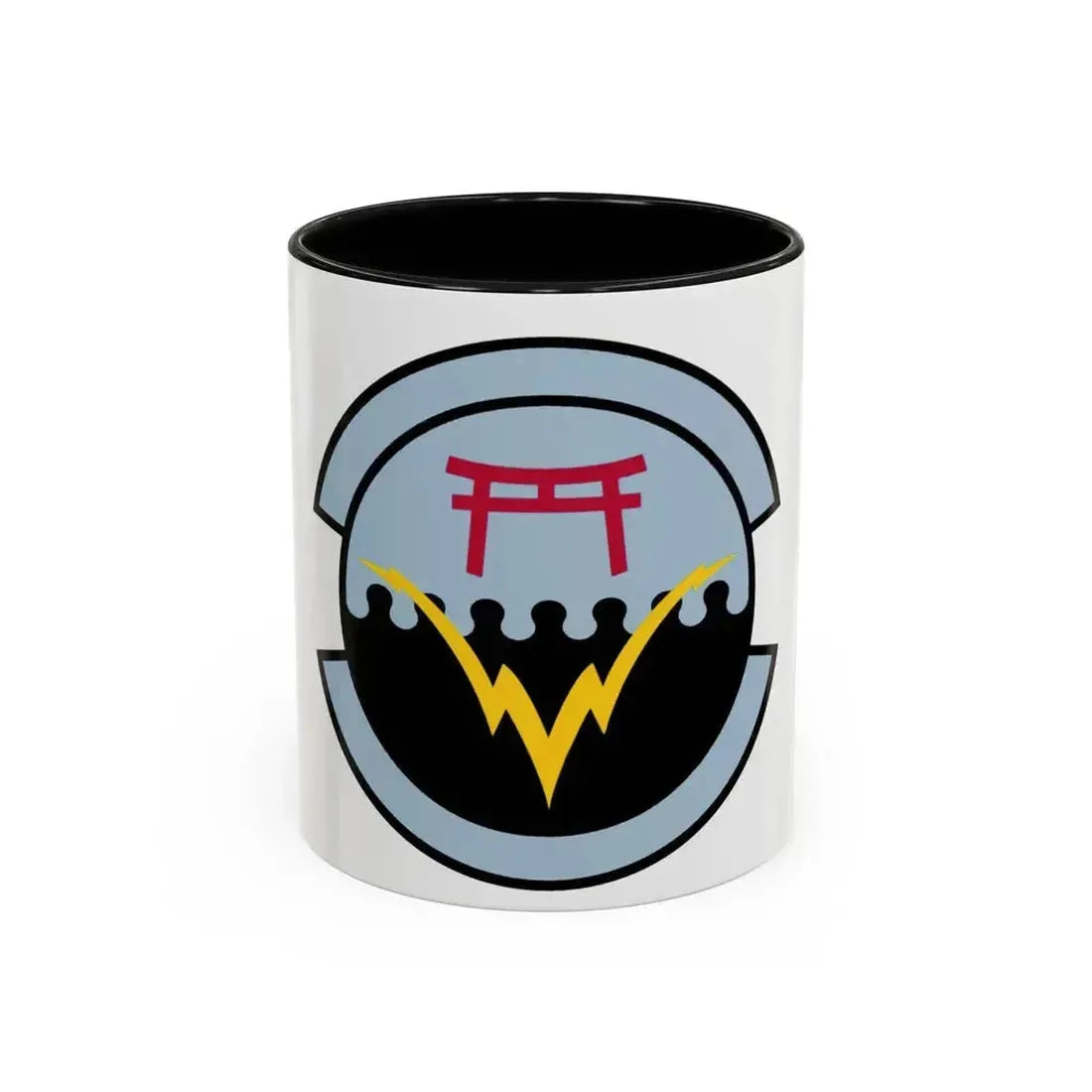 374 Communications Squadron PACAF (U.S. Air Force) Accent Coffee Mug 11oz Black - Go Mug Yourself