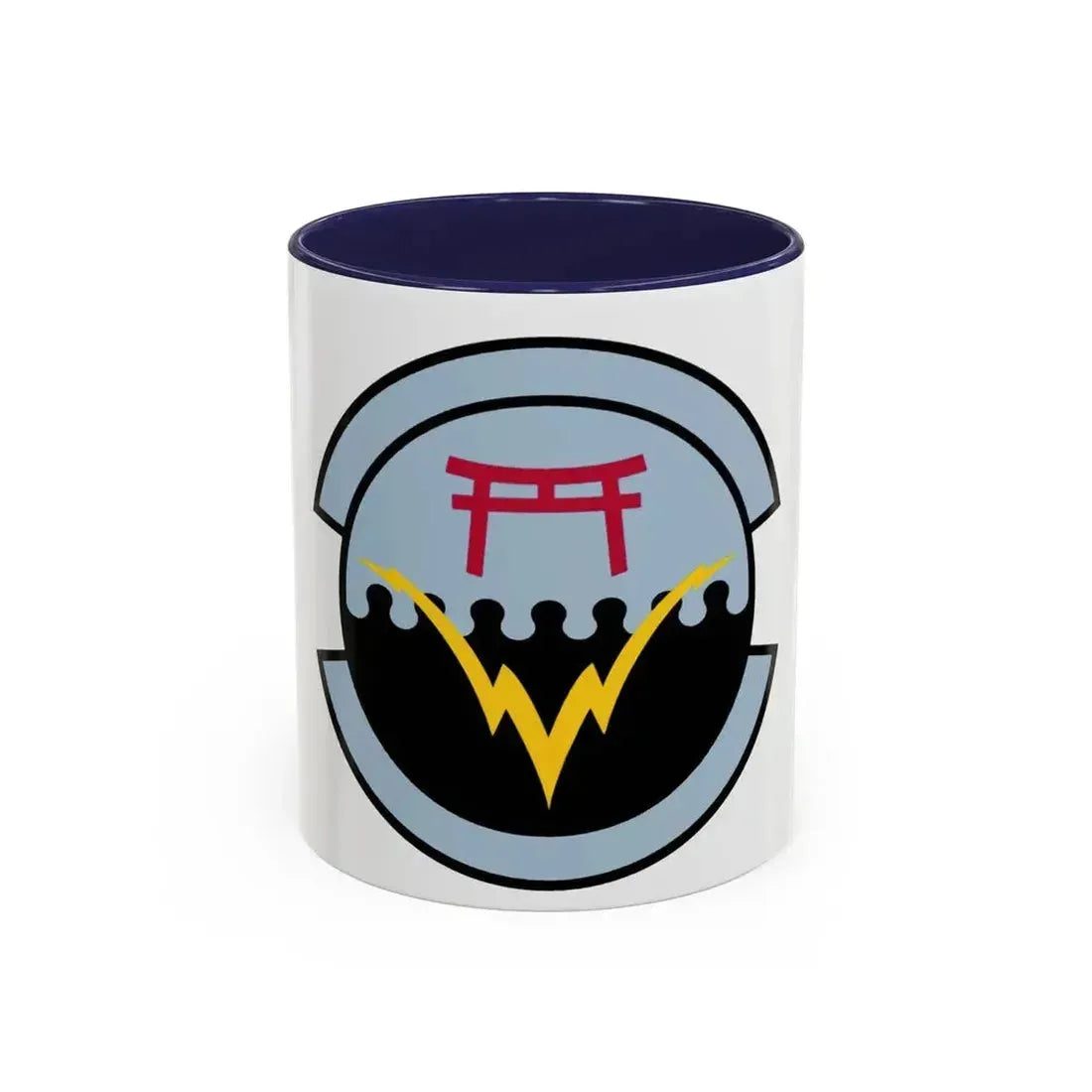 374 Communications Squadron PACAF (U.S. Air Force) Accent Coffee Mug 11oz Navy - Go Mug Yourself