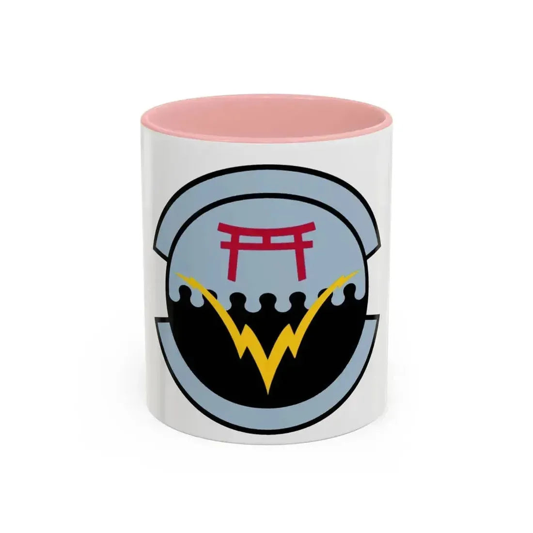 374 Communications Squadron PACAF (U.S. Air Force) Accent Coffee Mug 11oz Pink - Go Mug Yourself