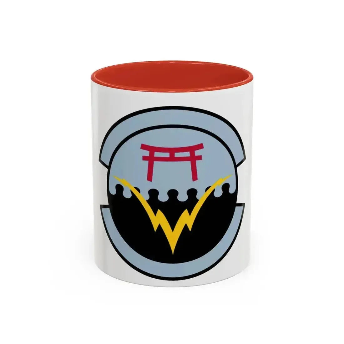 374 Communications Squadron PACAF (U.S. Air Force) Accent Coffee Mug 11oz Red - Go Mug Yourself