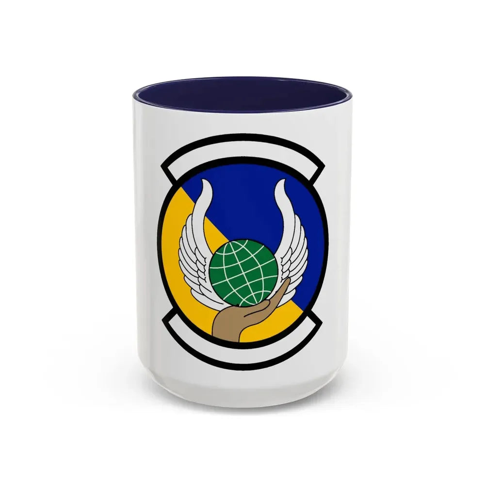 374 Force Support Squadron PACAF (U.S. Air Force) Accent Coffee Mug 15oz Navy - Go Mug Yourself