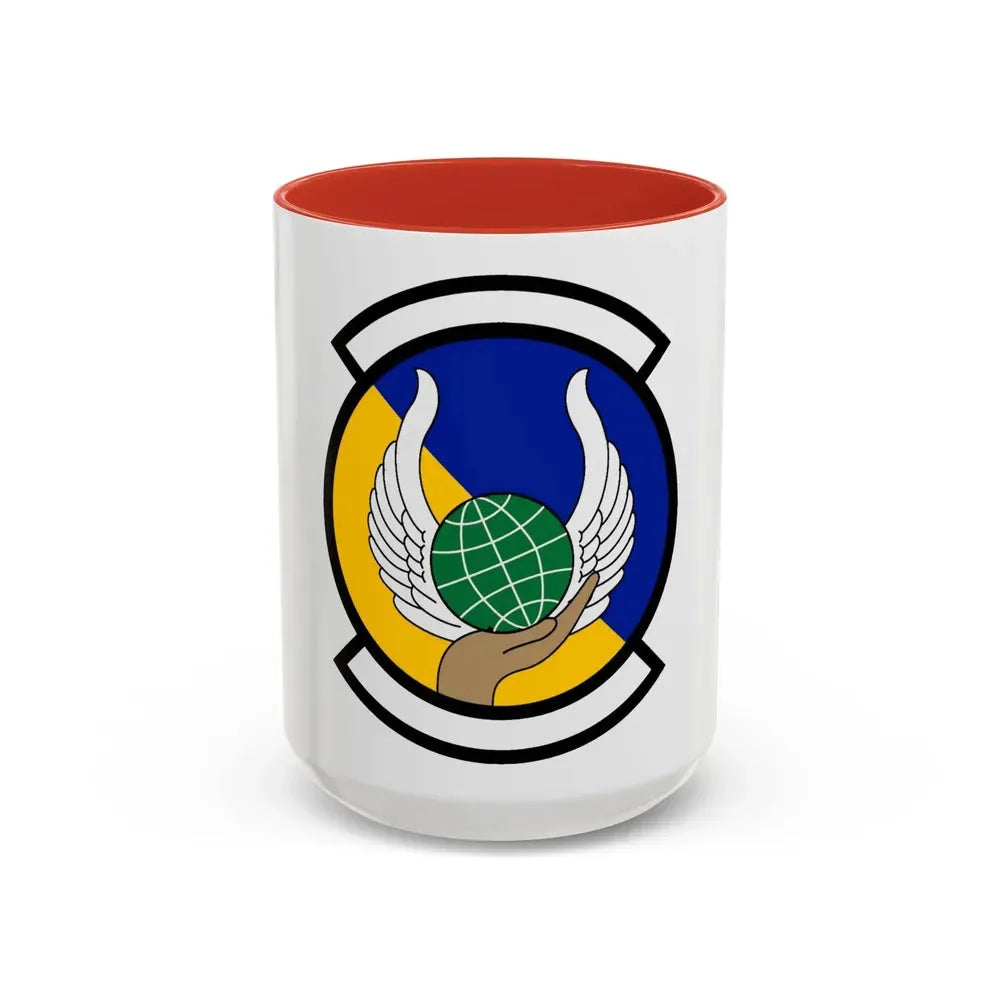 374 Force Support Squadron PACAF (U.S. Air Force) Accent Coffee Mug 15oz Red - Go Mug Yourself
