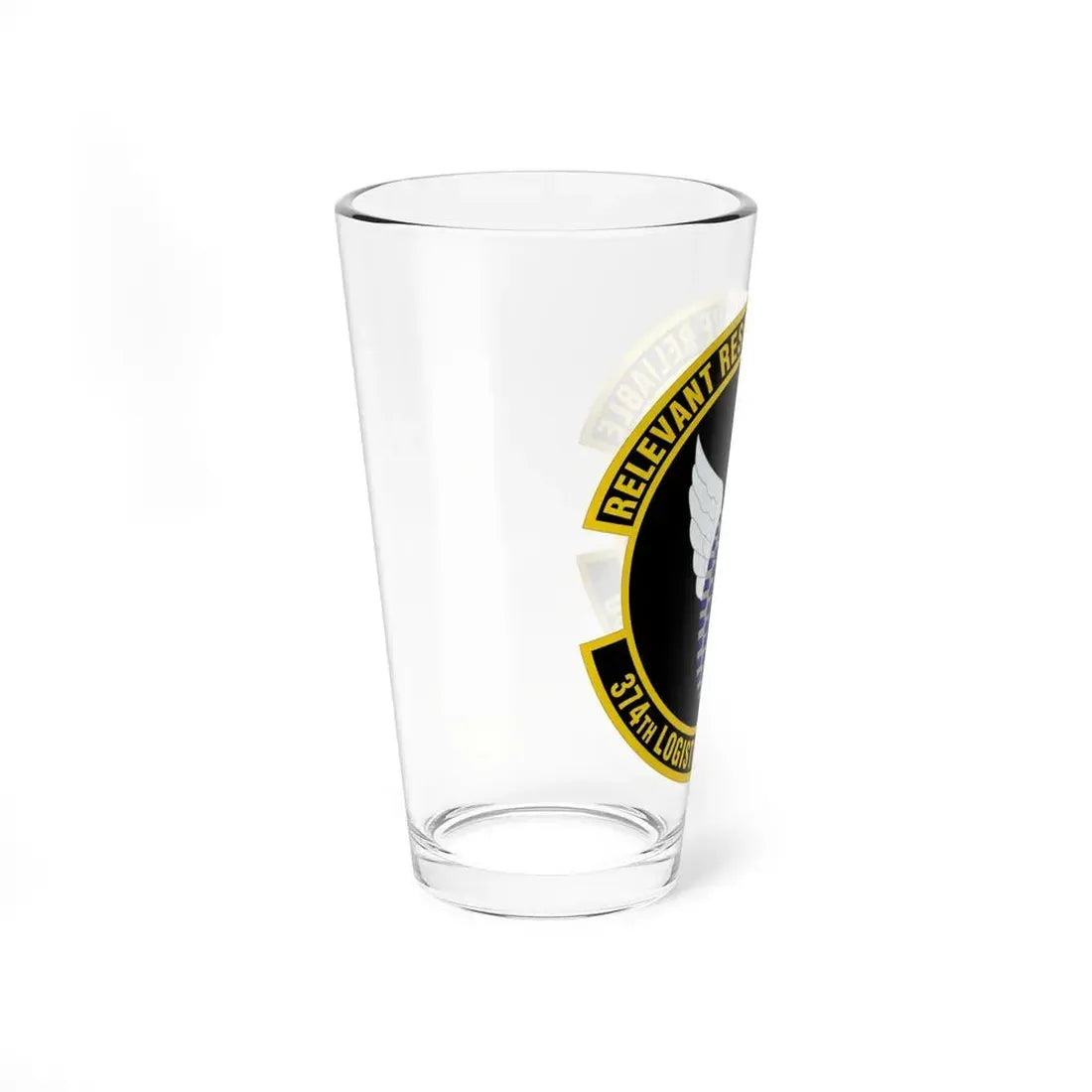 374 Logistics Readiness Squadron PACAF (U.S. Air Force) Pint Glass 16oz - Go Mug Yourself