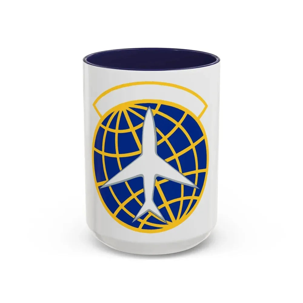 374 Maintenance Squadron PACAF (U.S. Air Force) Accent Coffee Mug 15oz Navy - Go Mug Yourself