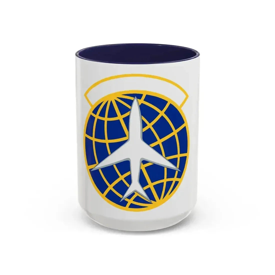 374 Maintenance Squadron PACAF (U.S. Air Force) Accent Coffee Mug 15oz Navy - Go Mug Yourself