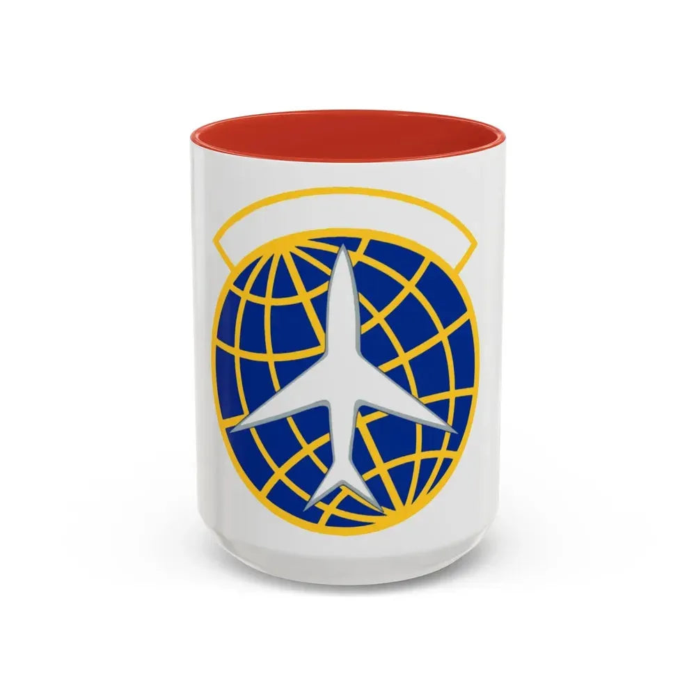374 Maintenance Squadron PACAF (U.S. Air Force) Accent Coffee Mug 15oz Red - Go Mug Yourself