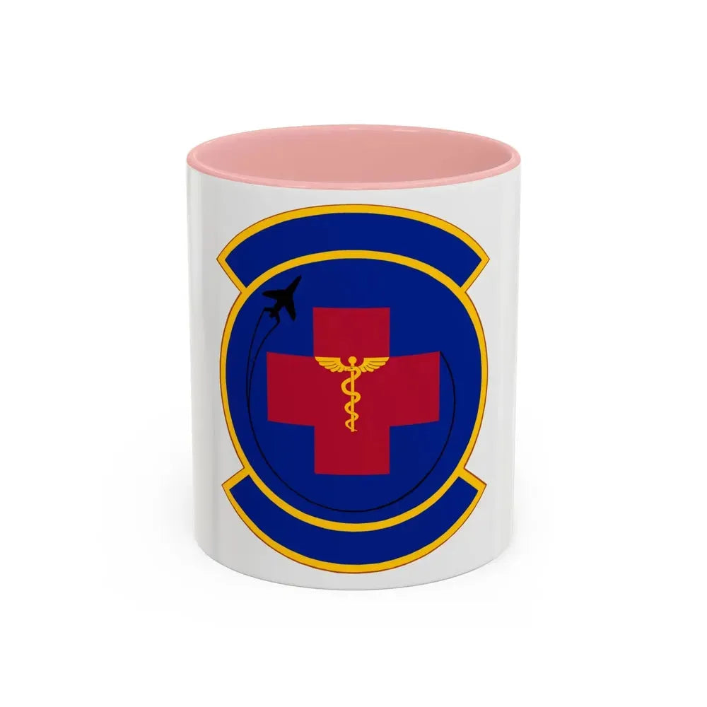 374 Operational Medical Readiness Squadron (U.S. Air Force) Accent Coffee Mug 11oz Pink - Go Mug Yourself