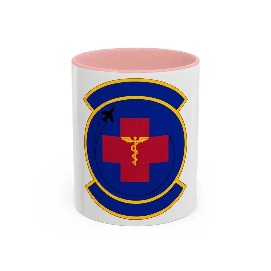 374 Operational Medical Readiness Squadron (U.S. Air Force) Accent Coffee Mug 11oz Pink - Go Mug Yourself