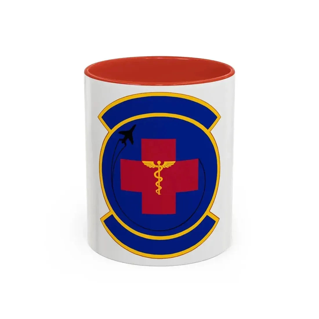 374 Operational Medical Readiness Squadron (U.S. Air Force) Accent Coffee Mug 11oz Red - Go Mug Yourself