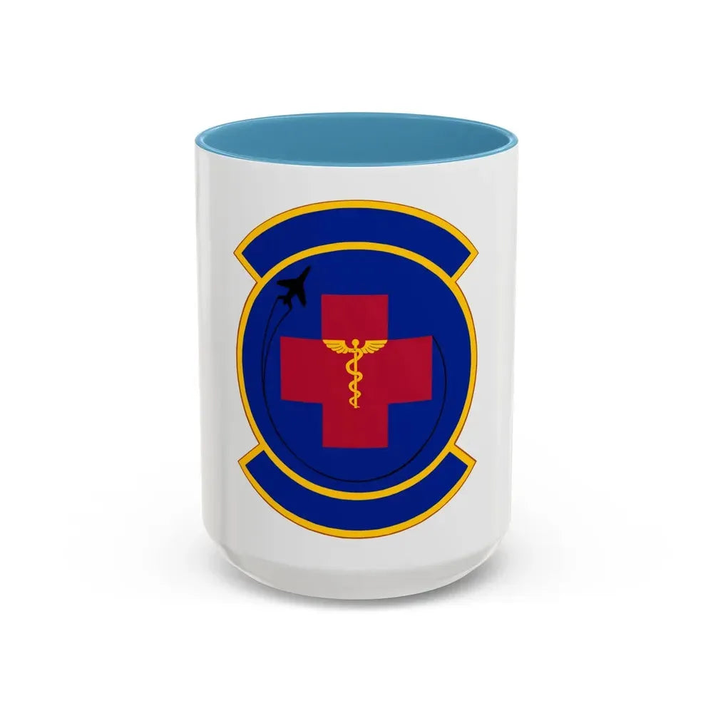 374 Operational Medical Readiness Squadron (U.S. Air Force) Accent Coffee Mug 15oz Light Blue - Go Mug Yourself