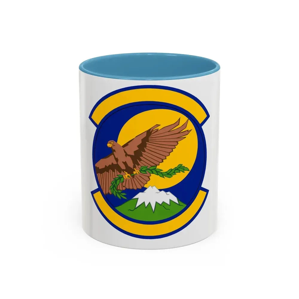 374 Security Forces Squadron PACAF (U.S. Air Force) Accent Coffee Mug 11oz Light Blue - Go Mug Yourself