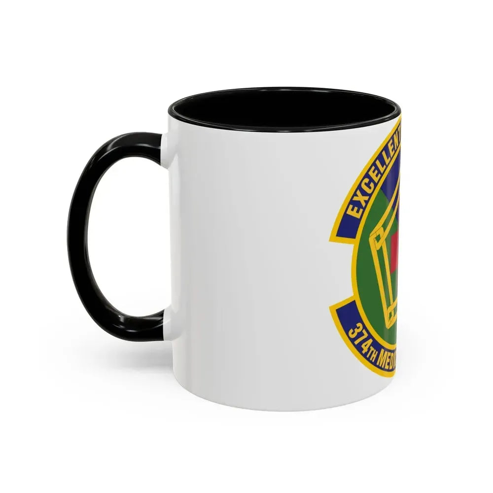374th Medical Support Squadron (U.S. Air Force) Accent Coffee Mug - Go Mug Yourself