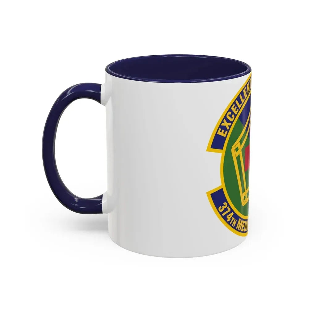374th Medical Support Squadron (U.S. Air Force) Accent Coffee Mug - Go Mug Yourself