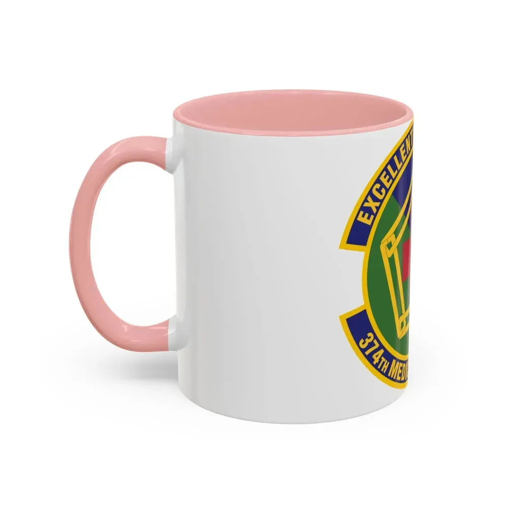 374th Medical Support Squadron (U.S. Air Force) Accent Coffee Mug - Go Mug Yourself