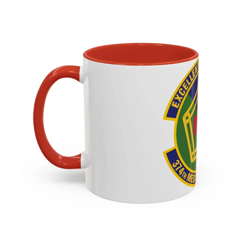 374th Medical Support Squadron (U.S. Air Force) Accent Coffee Mug - Go Mug Yourself