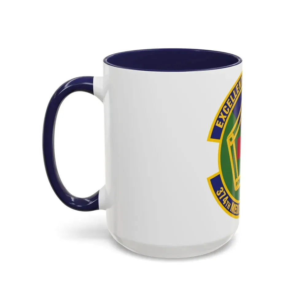 374th Medical Support Squadron (U.S. Air Force) Accent Coffee Mug - Go Mug Yourself