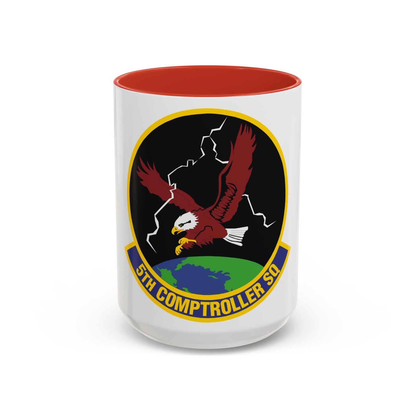 5 Comptroller Squadron AFGSC (U.S. Air Force) Accent Coffee Mug