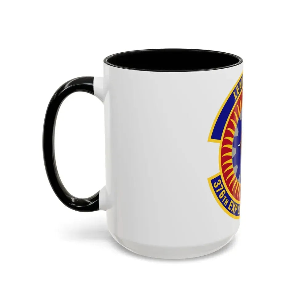 376th Expeditionary Civil Engineer Squadron (U.S. Air Force) Accent Coffee Mug - Go Mug Yourself