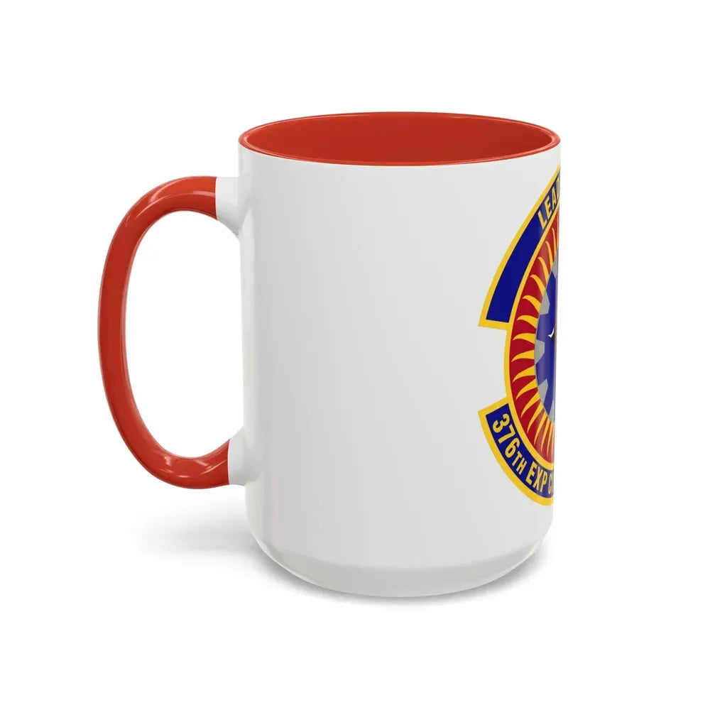 376th Expeditionary Civil Engineer Squadron (U.S. Air Force) Accent Coffee Mug - Go Mug Yourself
