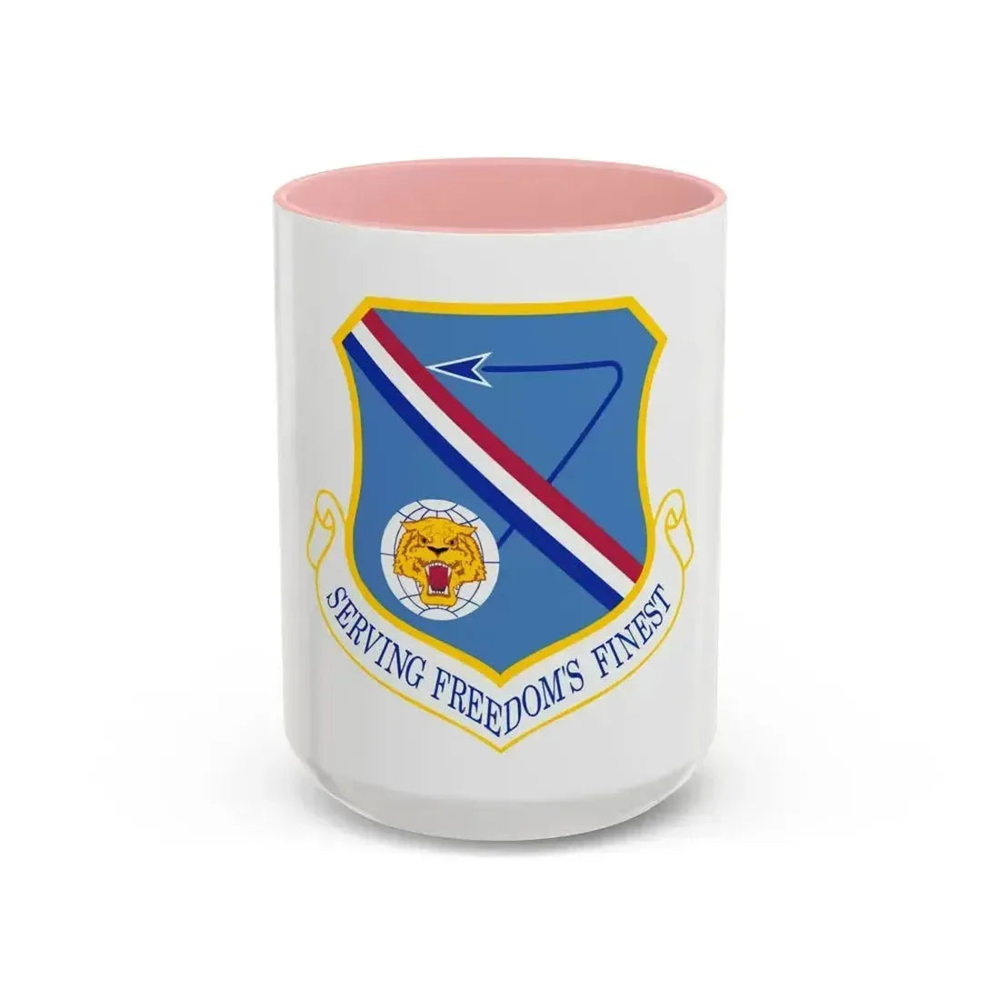 377 Air Base Wing AFMC (U.S. Air Force) Accent Coffee Mug 15oz Pink - Go Mug Yourself
