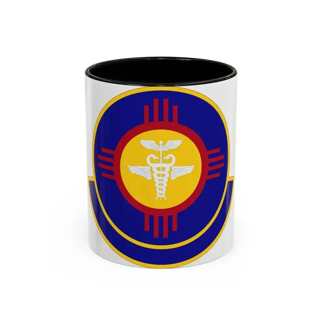 377 Operational Medical Readiness Squaron AFGSC (U.S. Air Force) Accent Coffee Mug 11oz Black - Go Mug Yourself