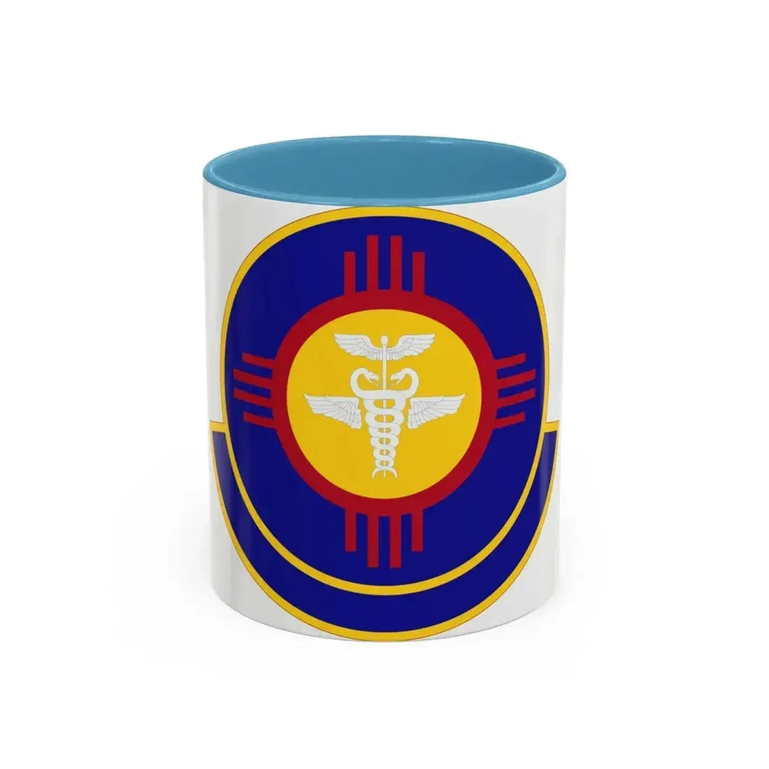 377 Operational Medical Readiness Squaron AFGSC (U.S. Air Force) Accent Coffee Mug 11oz Light Blue - Go Mug Yourself