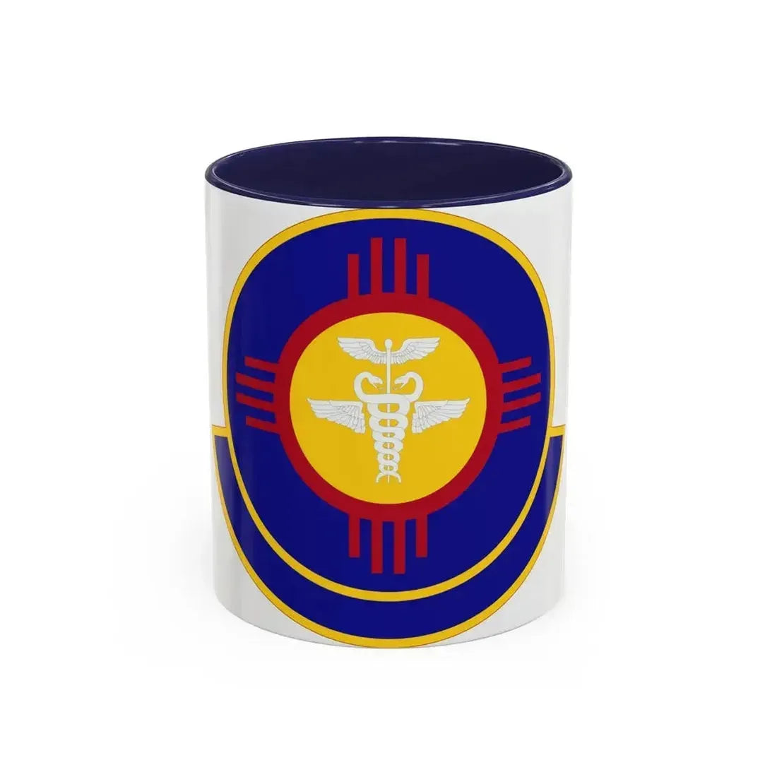 377 Operational Medical Readiness Squaron AFGSC (U.S. Air Force) Accent Coffee Mug 11oz Navy - Go Mug Yourself