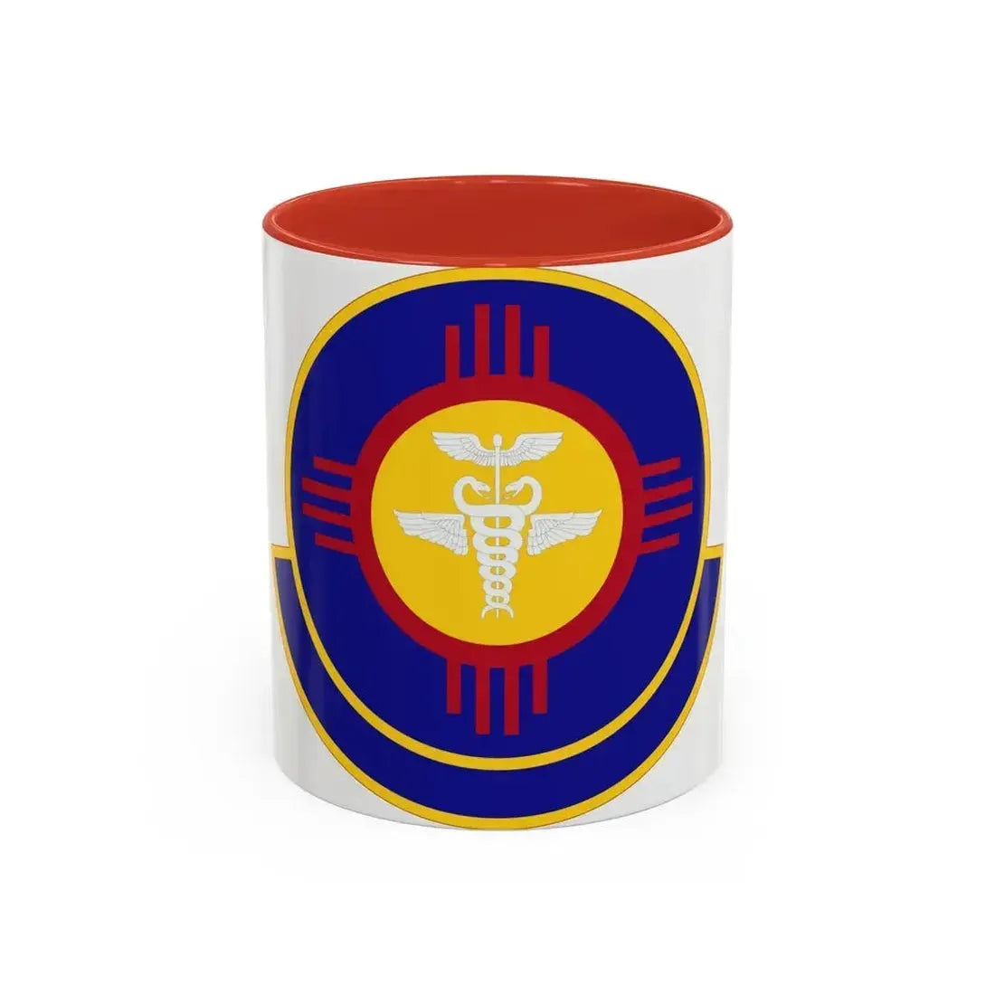 377 Operational Medical Readiness Squaron AFGSC (U.S. Air Force) Accent Coffee Mug 11oz Red - Go Mug Yourself