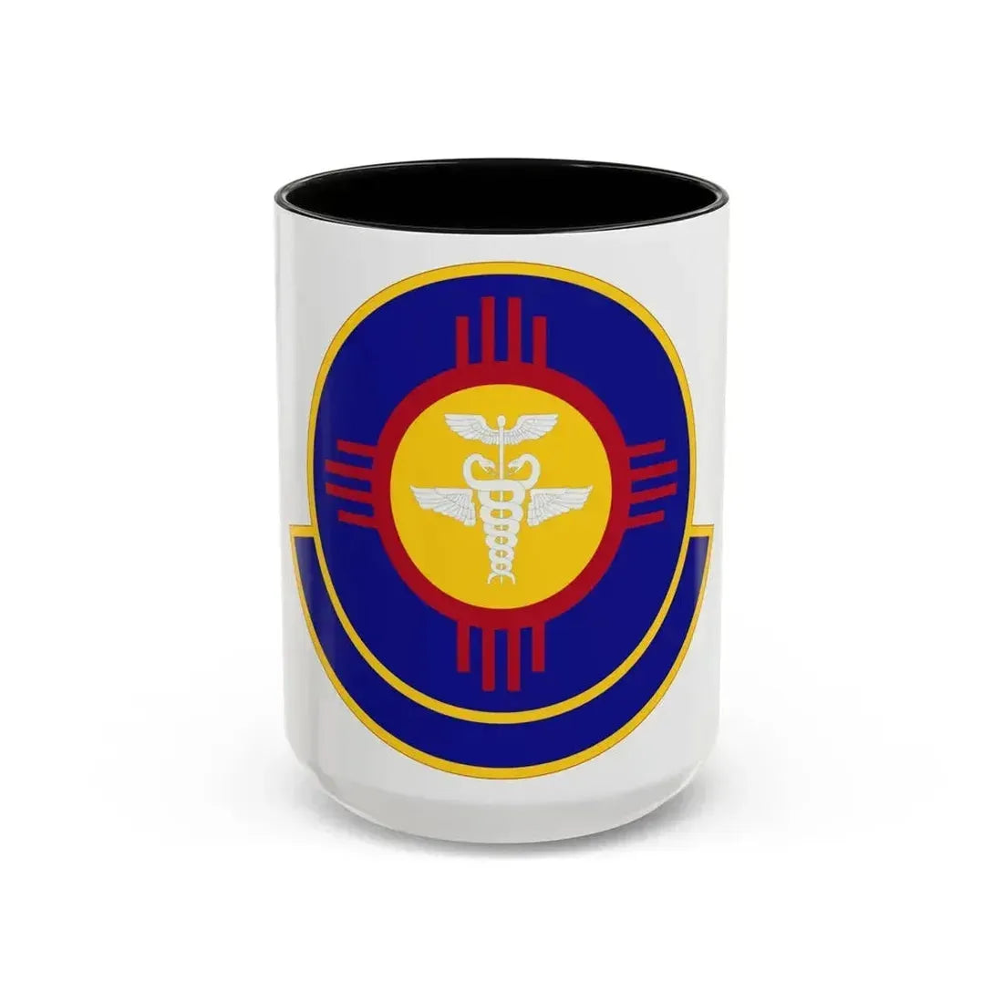 377 Operational Medical Readiness Squaron AFGSC (U.S. Air Force) Accent Coffee Mug 15oz Black - Go Mug Yourself
