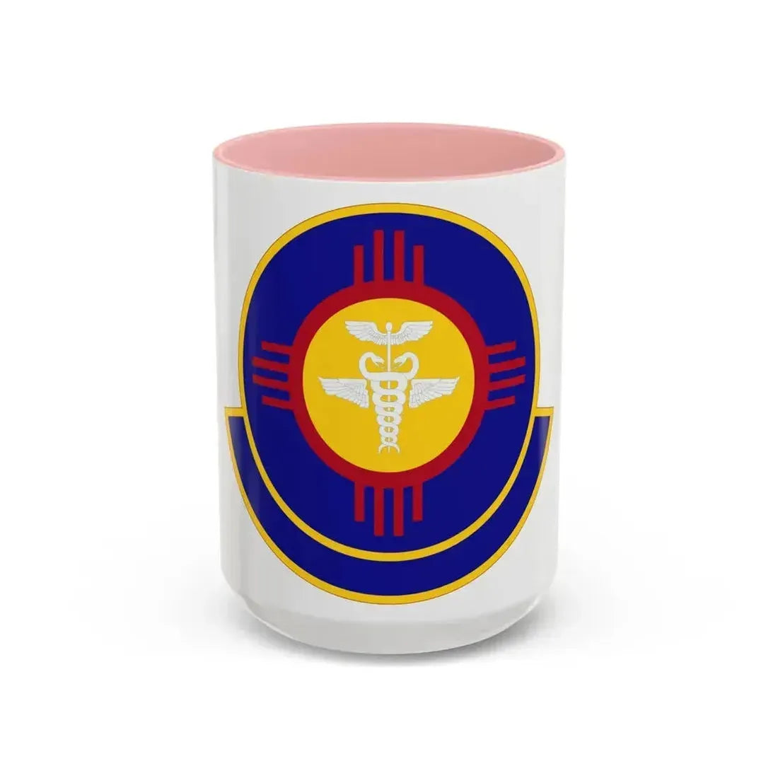 377 Operational Medical Readiness Squaron AFGSC (U.S. Air Force) Accent Coffee Mug 15oz Pink - Go Mug Yourself